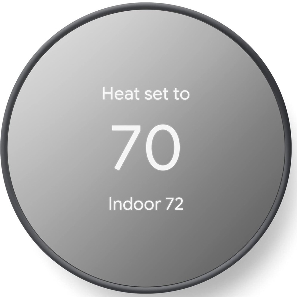 Google Nest Thermostat Charcoal Smart WiFi Programmable Home Temperature Control